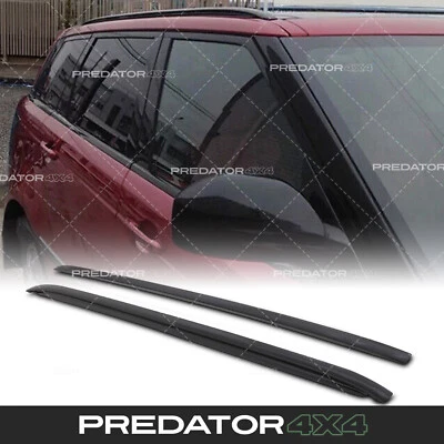 PREDATOR4X4 BLACK CAR VEHICLE LUGGAGE ROOF RAILS KIT SET FOR RANGE ROVER SPORT L494 13-21