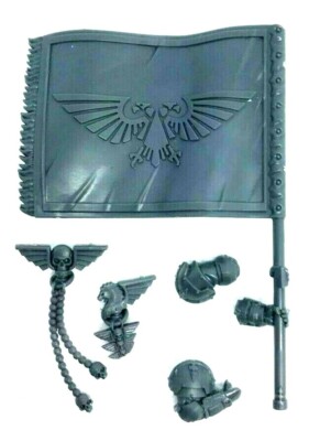 Bandiere Rampolli Warhammer 40k Tempestus Con Scatola Braccia E - Foto 5