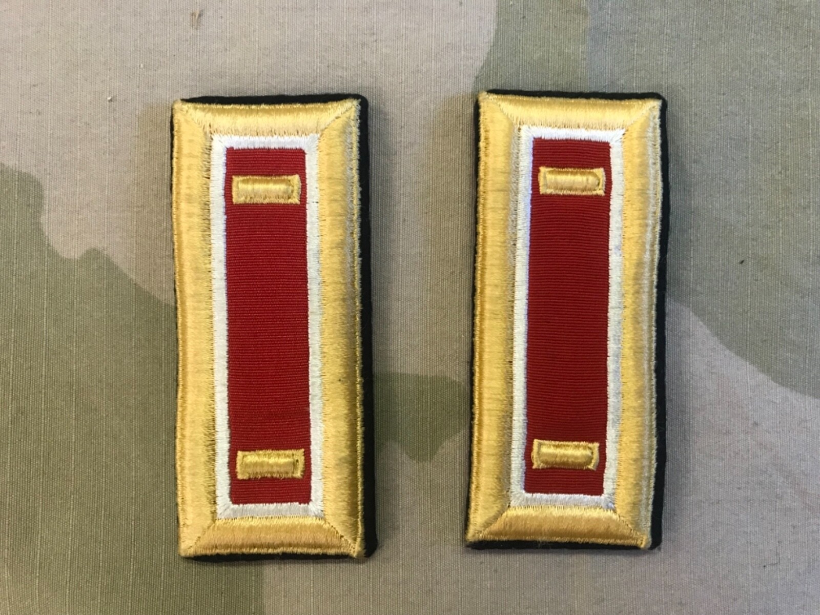 US ARMY DRESS BLUE JACKET SHOULDER BOARDS 2nd lieutenant  Officer Engineer MALE