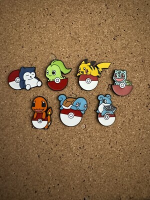 Pokemon Pins! Enamel