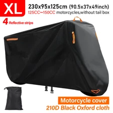 Waterproof Motorcycle Cover Outdoor Snow Rain Sun Scooter Protector Bike Covers