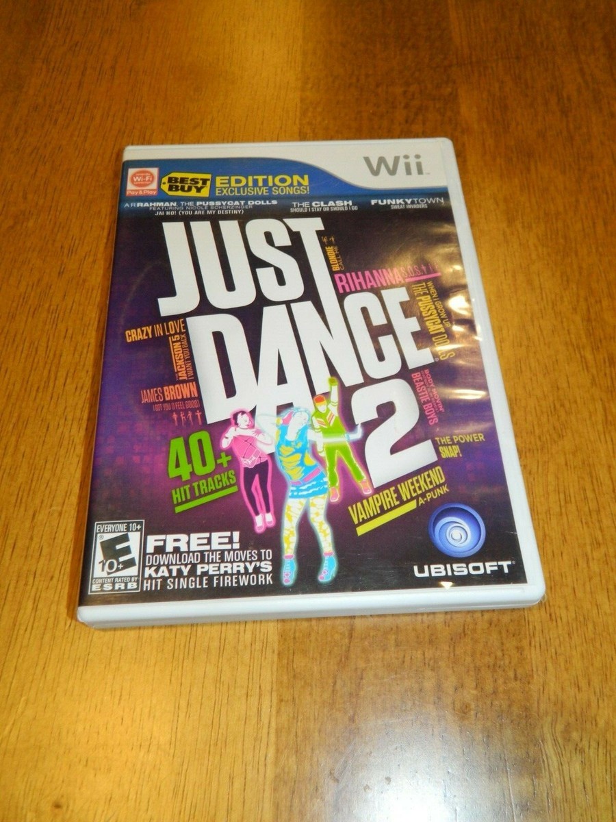 Nintendo Wii Just Dance Case and Manual ONLY