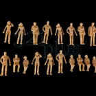 100 pcs. O Scale 1:48 People Minature Accessories sitting standing Human Figures