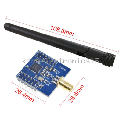 NEW CC2530 ZigBee Development Board 2,4GHz CC2530F256 with antenna and firmware