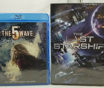 2 SciFi Films   The Last Starship  DVD    &   The 5th Wave  Blu Ray   SEALED NEW