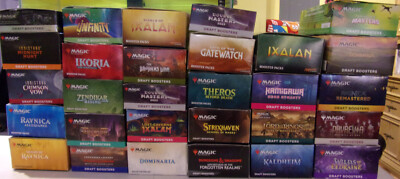 MTG. Empty Draft Booster Box only Empty NO CARDS ( you choose the set ) |  eBay
