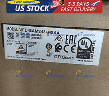 Delta VFD inverter 22kw 30HP 3phase 380V-480VAC VFD45AMS43ANSAA