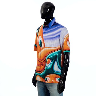 DIOR x KENNY SCHARF 1850$ Oblique Shirt - Short-Sleeve, Silk