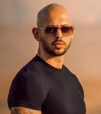 Brand New Gold Frame Men High Quality Gradient Dark Cobra Sunglasses Andrew Tate