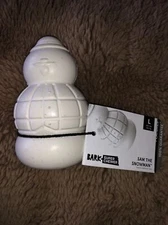 Bark Box Rubber Super Chewer Sam The Snowman Rudolph Dog Toy Large 50+lbs
