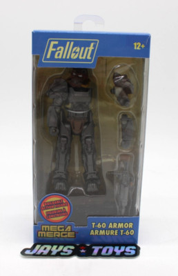 Mega Merge t-60 Armor Fallout Figure w/ Accessories 2017 Just Toys New in Box
