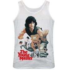 Jacki Chan, The Young Master, Kung Fu Vest Top , Regular Fit, White
