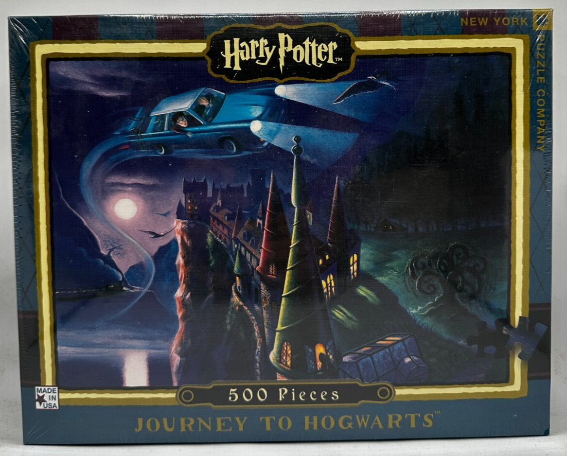 Rompecabezas Hogwarts Harry Potter Viaje a Hogwarts 500 Piezas Nueva York EE. UU. Nuevo con Lágrima