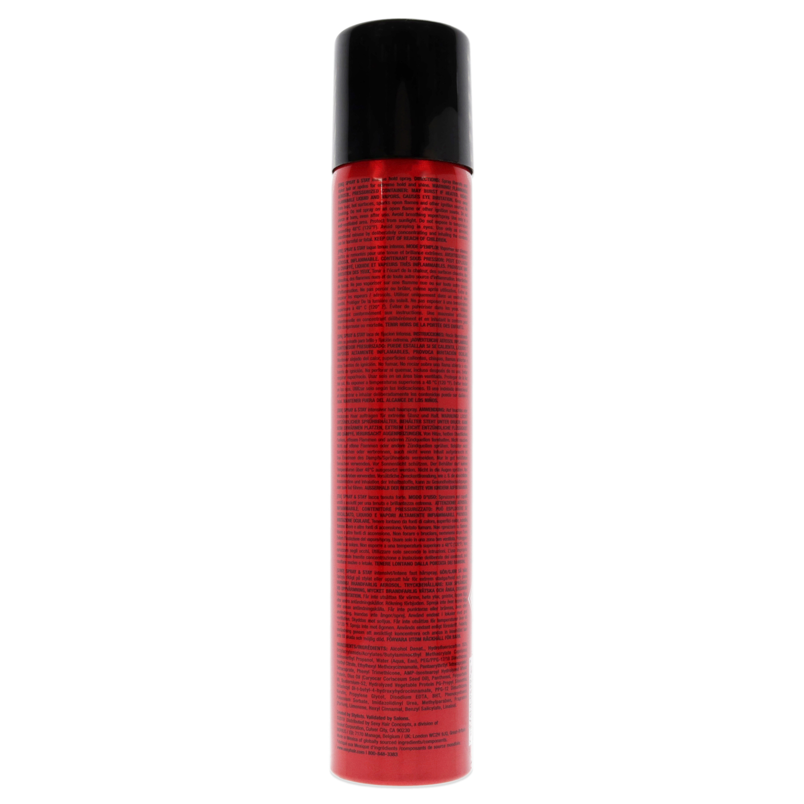 3 Pack Big Sexy Hair Spray and Stay Intense Hold by Sexy Hair for Unisex - 9 oz
