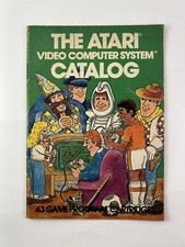 Vintage 1981 Atari Video Computer System Game Catalog Book Rev C