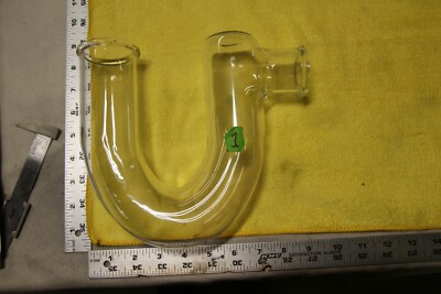 SCHOTT KIMAX GLASS DRAINLINE FITTING U 2'' ID X 1.5'' ID #1