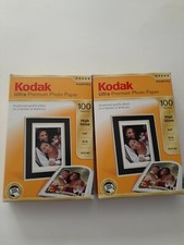 Kodak ultra premium photo paper Cat 8505141 open box 127pc. on both boxes 4x6