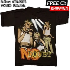 Gwen Stefani Member Band No Doubt Black All  Size Shirt Adults PP279
