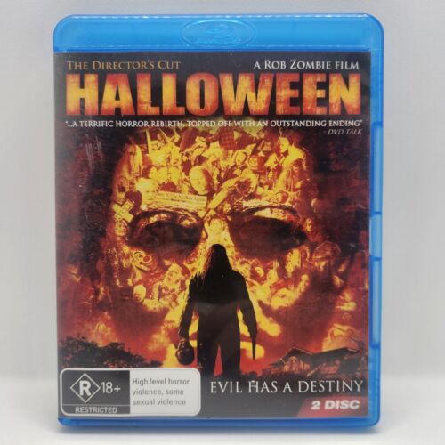 Halloween - The Director's Cut (2007) Rob Zombie *Good Condition* 2 Blu-ray