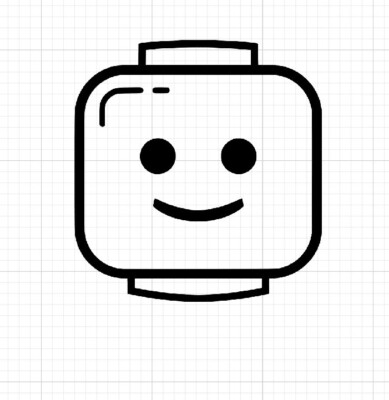 Lego Kopf - Vinyl Aufkleber