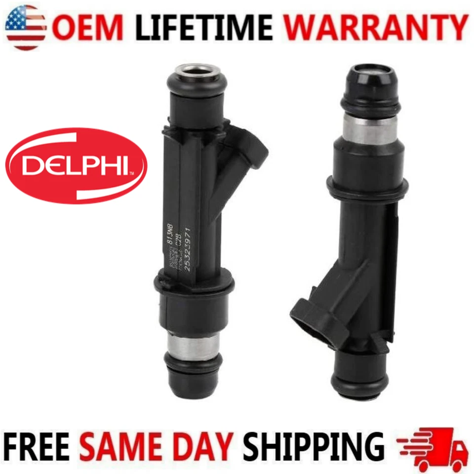 NEW x6 HP UPGRADE DELPHI Fuel Injectors for 2000-2003 Pontiac Grand Prix - Image 4 of 4