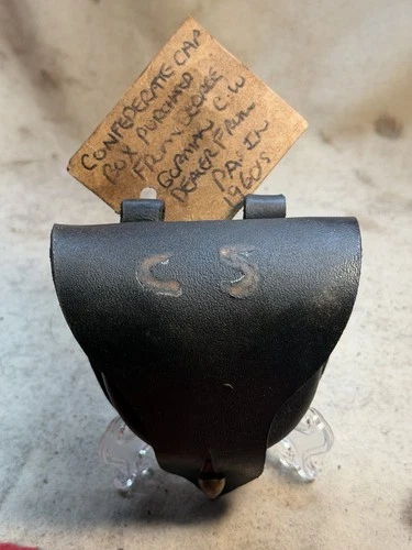Civil War Confederate Civil War Cap Pouch From VA - G. Neumann Colllection