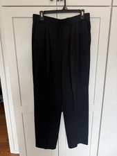 St John Knit By Marie Gray Collection Black Pull On Pants