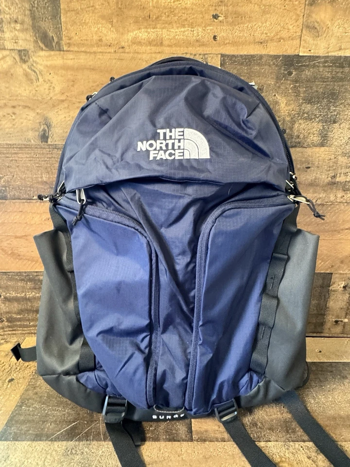 The North Face Surge Backpack Navy EUC - Image 2 of 4