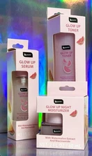 NEW bPure WATERMELON Glow Up TONER SERUM MOISTURIZER Hyaluronic Acid Niacinamide