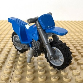LEGO, Jurassic World 🦕 Blue Motorcycle Dirt Bike, 75918, T. REX TRACKER, 2015
