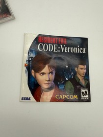 Resident Evil Code: Veronica (Sega Dreamcast, 2000) *Case and Manual Only*