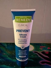 New Remedy Clinical Prevent Silicone Cream 4oz Tube Vanilla Scented