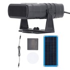 Solar Panel Plus Heater With Battery Compartment Convenient Pet House Heater