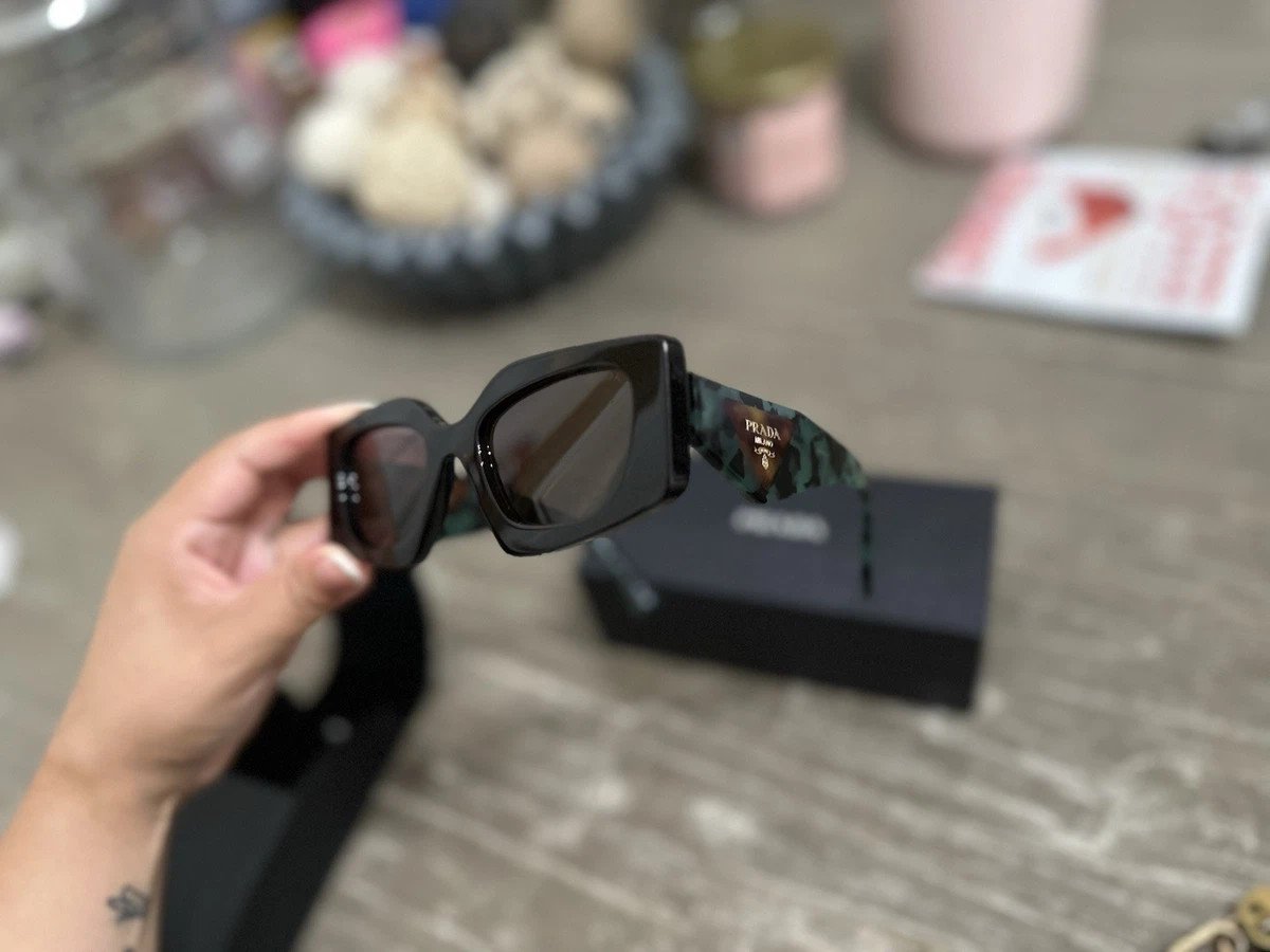 PRADA Black Frame Sunglasses for Women for sale | eBay