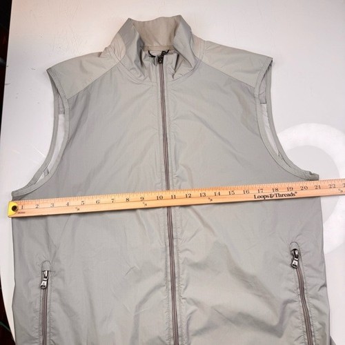 Polo Golf Ralph Lauren Jacke Herren Medium Grau Ärmellos Full Zip Activewear - Bild 13 von 14