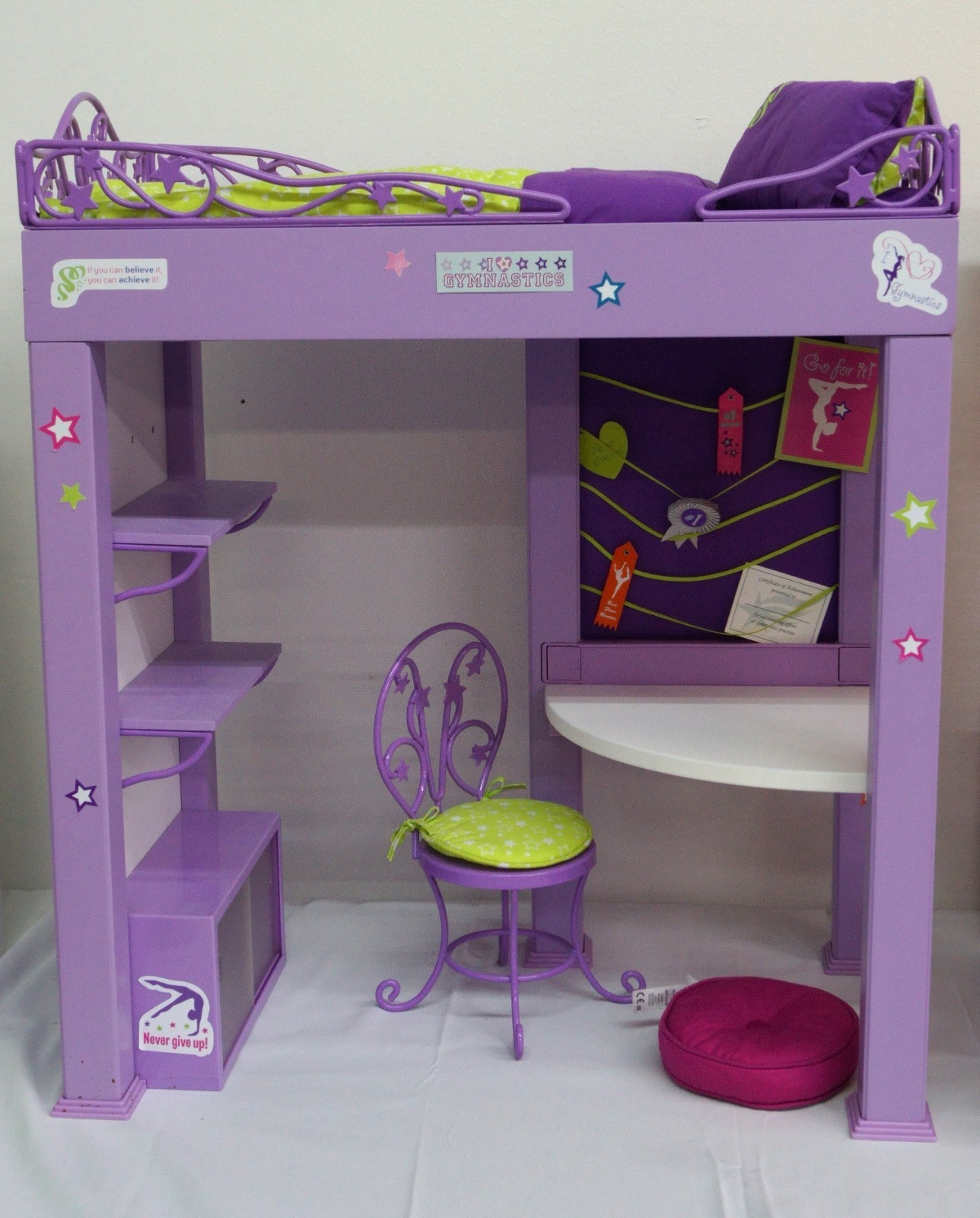 American Girl Doll Bedroom Playset McKenna's Loft Bed Set Re