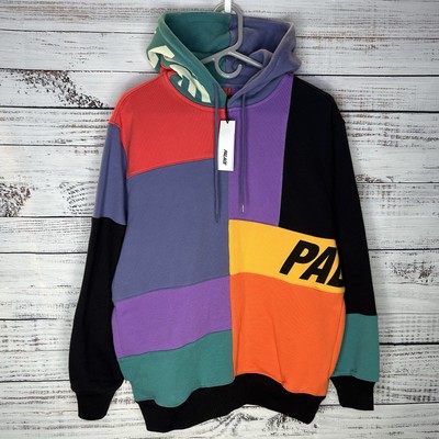 New Palace Skateboards Patch Hood Multicolor Hoodie Baggy