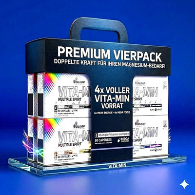 (117,47 EUR/kg)Olimp Vita-Min Multiple Sport 4x60 Mega Caps Vita Min +Mineralien