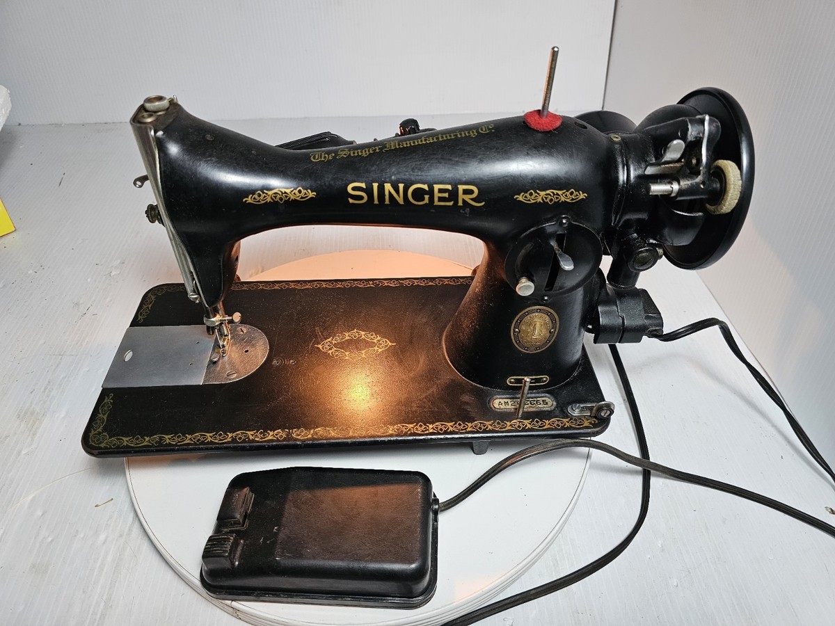 1955 Vintage SINGER 15-91 Sewing Machine, Works Perfect. | eBay