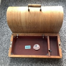 Vintage Singer 98k 3/4 Size Sewing Machine Bentwood Base and Lid Only