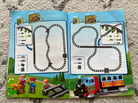 LEGO DUPLO Deluxe Train Set #10508 (Motorized Locomotive) + 10506 (extra tracks)