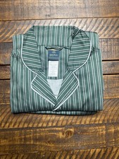 Pottery Barn Teen Harry Potter  Slytherin  House Sateen Pajama Set Large New 