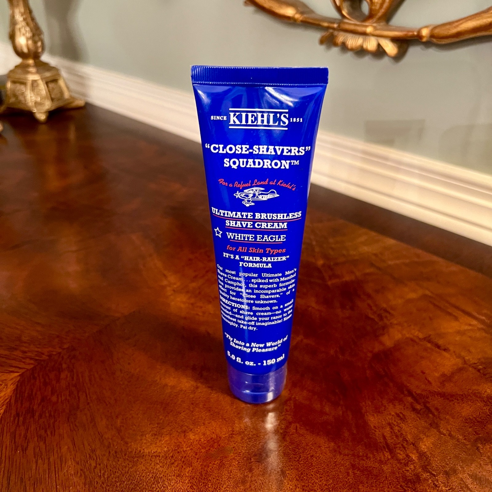 S Squadron Ultimate Brushless Shave Cream White Eagle  5 Oz