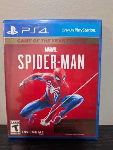 Marvel's Spider-Man Game of the Year Edition Sony PS4 DLC Manual Enhanced