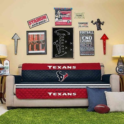 Pegasus Home Fashions NFL Houston Texans Sofa Protector Cover