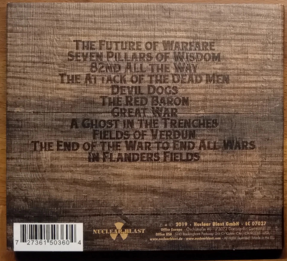 Sabaton – The Great War (History Edition) - Limited Edition Digipak - Bild 2 von 4