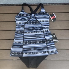 TYR Durafast Women's Innoko Emma Tank  W/ High Waisted Bikini Size L New