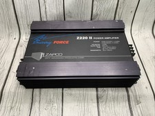 Vintage Zapco Amp Z220 II Power Amplifier Untested