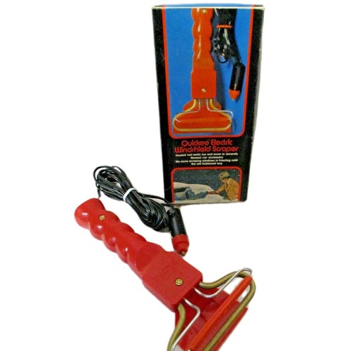Automobile Quickie Electric Windshield Ice Scraper Deicer in Box for Car Truck