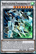 YuGiOh Kristallflügel-Synchrodrache OP13-DE008 Super Rare NM unl.